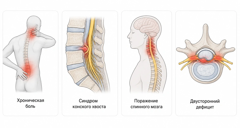 Возможные осложнения медиальной грыжи при отсутствии лечения
