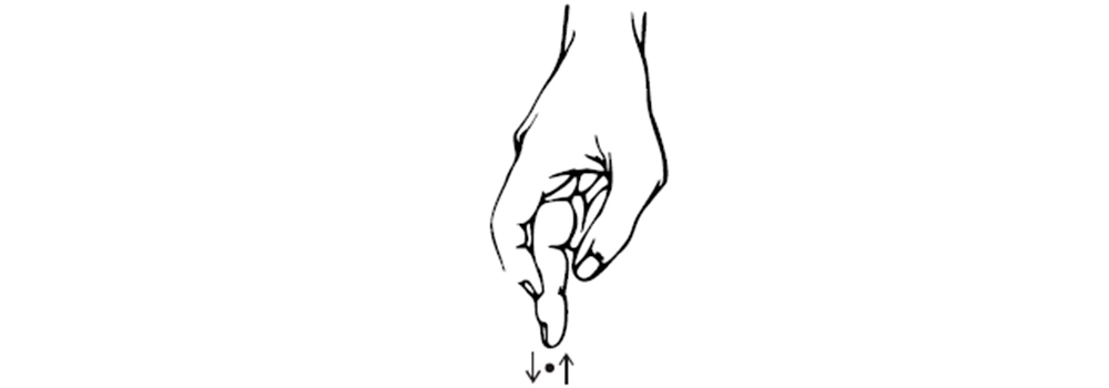 Метод пальцевого вонзания при точечном массаже