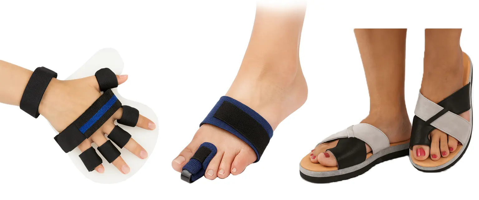 Ортезы для пальцев рук и ног при ревматоидном артрите